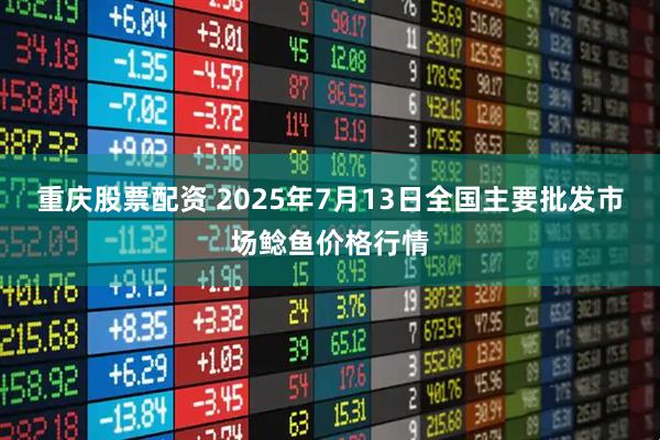 重庆股票配资 2025年7月13日全国主要批发市场鲶鱼价格行情
